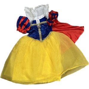 Snow White  Disney princess dress up costume and headband from the disney store